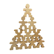 Load image into Gallery viewer, 32 Pcs Wooden Little Balancing People Stacking Set