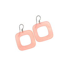 Load image into Gallery viewer, Deco Square Donut Drop Earrings