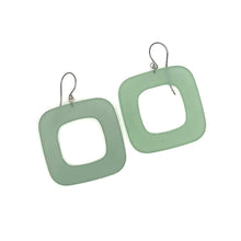 Load image into Gallery viewer, Deco Square Donut Drop Earrings