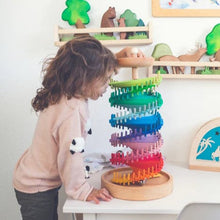 Load image into Gallery viewer, **Pre-order (Ships in 2-3 Weeks)**Rainbow Musical Ball Run Assembly Set