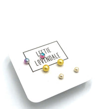 Load image into Gallery viewer, Pastel &amp; Classic Pearls Tiny Studs Earrings Set