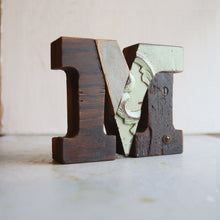 Load image into Gallery viewer, Reclaimed Wooden Letters
