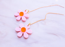 Load image into Gallery viewer, Floral Threader Earrings