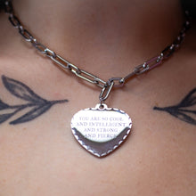 Load image into Gallery viewer, Affirmations Engraved Necklace