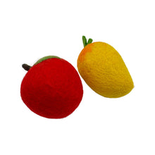 Load image into Gallery viewer, **Pre-order (Ships in 2-3 Weeks)**Handmade in Nepal 100% Wool Felt Foods Play Set for Pretend Cooking and Farmer&#39;s Market Play