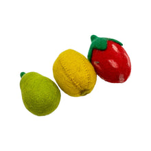 Load image into Gallery viewer, **Pre-order (Ships in 2-3 Weeks)**Handmade in Nepal 100% Wool Felt Foods Play Set for Pretend Cooking and Farmer&#39;s Market Play