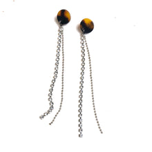 Load image into Gallery viewer, Tortoise Crystal Ella Earrings