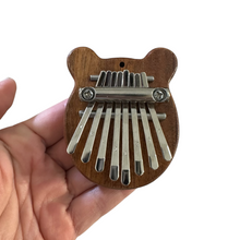 Load image into Gallery viewer, Mini Bear-Shaped Wooden Kalimba – 8-Key Thumb Piano