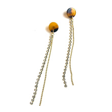 Load image into Gallery viewer, Tortoise Crystal Ella Earrings