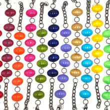 Load image into Gallery viewer, Orange Jelly Bean Stations Bracelet