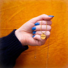 Load image into Gallery viewer, "Anxious" Engraved Necklace