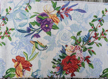 Load image into Gallery viewer, DaDa Bedding Set of 4-Pieces Tropical Sky Blue Birds Floral Tapestry Dining Table Placemats 13” x 19” (18116)