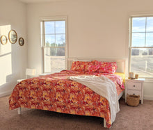 Load image into Gallery viewer, DaDa Bedding Lovely Pop of Colors Lightweight Reversible Quilted Bedspread Set (KBJ1625)