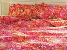 Load image into Gallery viewer, DaDa Bedding Lovely Pop of Colors Lightweight Reversible Quilted Bedspread Set (KBJ1625)