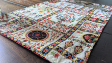 Load image into Gallery viewer, DaDalogy Bedding Set of 4-Pieces Light White Mughal Floral Botanical Cottage Fleur Tapestry Placemats 13” x 19” (18196)
