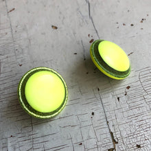 Load image into Gallery viewer, Glitter Resin Disc Stud Earrings
