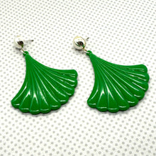 Load image into Gallery viewer, Gingko Leaf Earrings