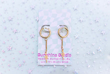 Load image into Gallery viewer, Titanium Snake Dangle Chain Earrings