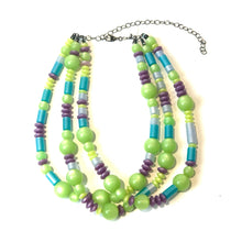 Load image into Gallery viewer, Space Age Mix Moonglow Morgan Necklace