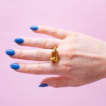 Load image into Gallery viewer, Titanium Knobbed Ring