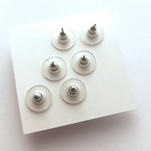 Load image into Gallery viewer, Pastel Tones Stud Earring Set | 8mm Vintage Lucite Triple Studs Set