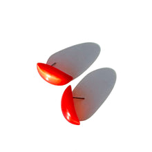 Load image into Gallery viewer, Moonglow C-Carved Stud Earrings