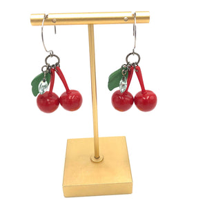 Cherry Bombshell Drop Earrings