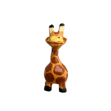 Load image into Gallery viewer, Mini Wooden Giraffe Figurine