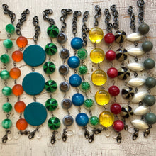 Load image into Gallery viewer, Grey Color-Block Disc Stations Bracelet