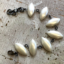 Load image into Gallery viewer, Pearl White Marquis Stations Bracelet