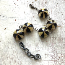 Load image into Gallery viewer, Chocolate &amp; Caramel Candy Disc Stations Bracelet