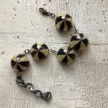 Load image into Gallery viewer, Chocolate &amp; Caramel Candy Disc Stations Bracelet