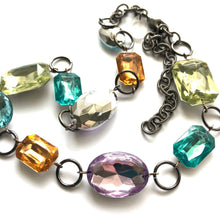 Load image into Gallery viewer, Pastel Story Shine- On Gem Shortie Necklace