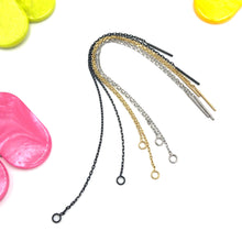 Load image into Gallery viewer, Citrus Yellow Moonglow Spike Threader Earrings
