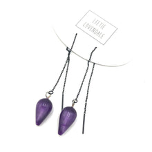 Load image into Gallery viewer, Moonglow Spike Threader Earrings