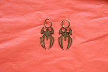 Load image into Gallery viewer, "Wicked Awesome" Spider Titanium Earrings