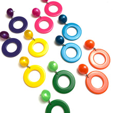 Load image into Gallery viewer, Sunshine Candy Donut Drop Earrings