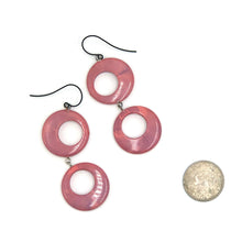 Load image into Gallery viewer, Dark Rose Marcia Earrings