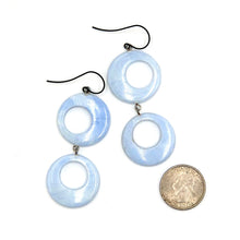 Load image into Gallery viewer, Frozen Blue Marcia Earrings