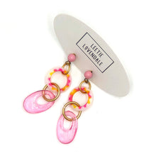 Load image into Gallery viewer, Pink SunBurst Addie Earrings *