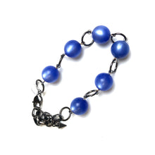 Load image into Gallery viewer, Periwinkle Moonglow Lucite Bubble Stations Bracelet