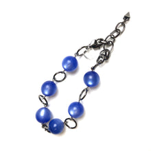 Load image into Gallery viewer, Periwinkle Moonglow Lucite Bubble Stations Bracelet