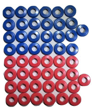 Load image into Gallery viewer, Polyurethane Gladhand Seals 25 Red &amp; 25 Blue 50 Pack | UGS25RB