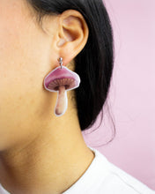 Load image into Gallery viewer, Garden Mushroom Earrings