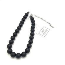 Load image into Gallery viewer, Black Frosted Marco Necklace