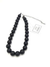 Load image into Gallery viewer, Black Frosted Marco Necklace