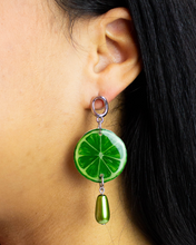 Load image into Gallery viewer, Lime Drop Earrings