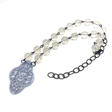 Load image into Gallery viewer, Frost &amp; Ice Blue Aleta Necklace
