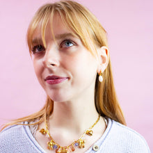 Load image into Gallery viewer, Freshwater Pearl Charm Earrings