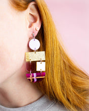 Load image into Gallery viewer, Building Community-Acrylic Earrings